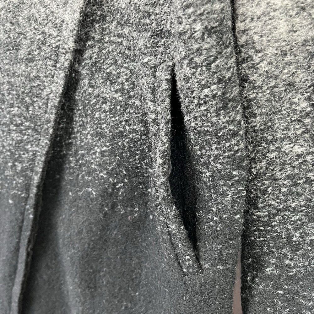 BB Dakota Wool Blend Draped Open Front Coat Jacket Women’s XS Ombre Stretch - Picture 2 of 11